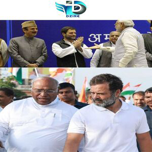 Rahul Gandhi and congress leader kharge-Dzire News