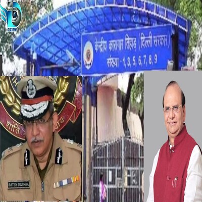 Delhi-Tihad-Jail-New-DG-Satish-Golcha-and-LG-VK-Saxena-Dzire-News